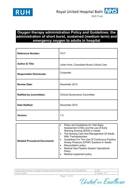 oxygen mask indications