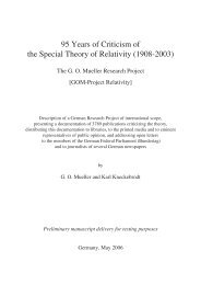 95 Years of Criticism of the Special Theory of Relativity (1908-2003)