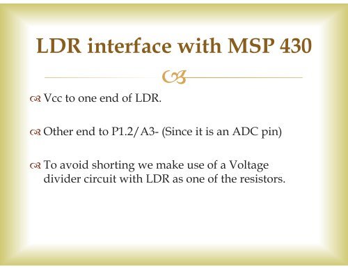 Servo Motor Interface with MSP 430