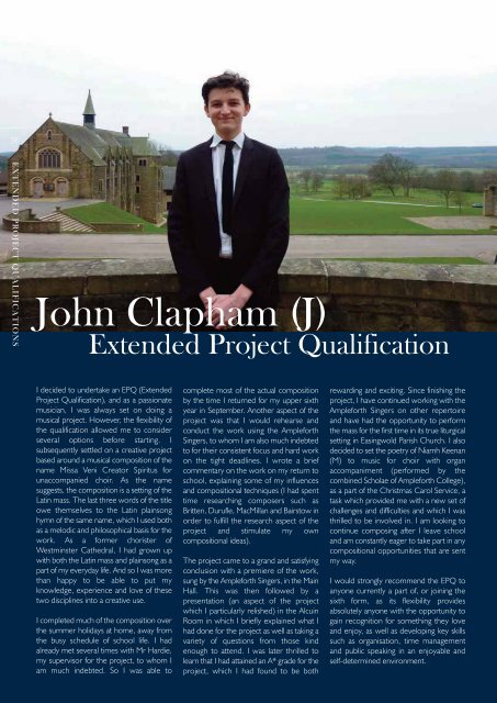 Issue 5 - April 2011 - Ampleforth College