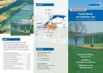 Ferienhäuser am Ablacher See - Betonwerk Josef Lutz & Sohn GmbH