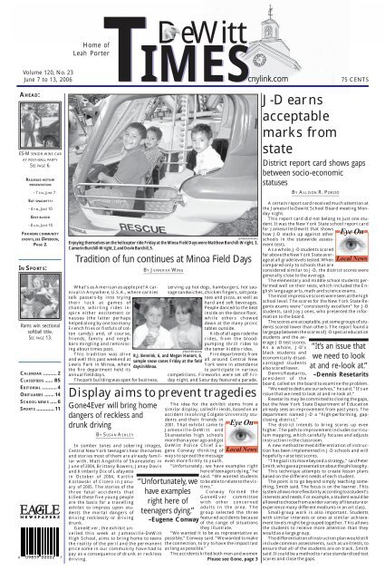 J D Earns Acceptable Marks From State Eagle News Online