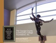 The Cayuga County Community College Foundation, Inc.