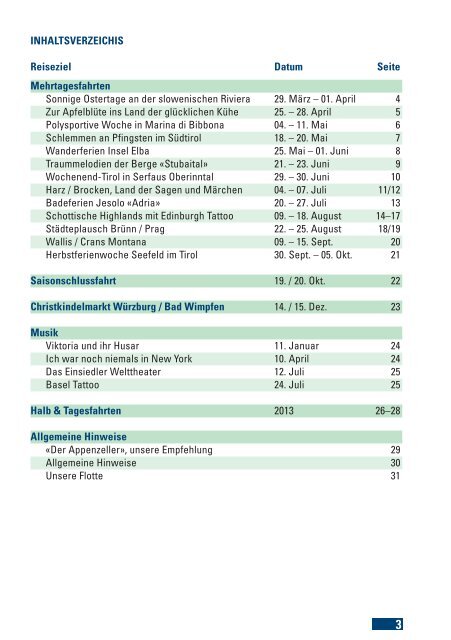 Mehrtagesfahrten - Bösch-reisen.ch