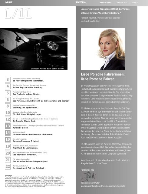 PorscheTimes Vorlagedokument - Porsche Zentrum Bayreuth