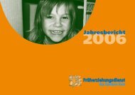 Jahresbericht - Früherziehungsdienst des Kantons Bern