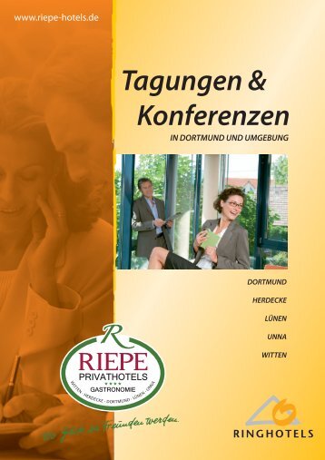 Unsere Tagungsmappe als PDF herunterladen - Riepe Privat Hotels