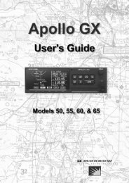 Apollo GX 50 User Guide - Elite Simulation