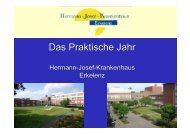 60 Stationäre Patienten / Jahr - Hermann-Josef-Krankenhaus Erkelenz