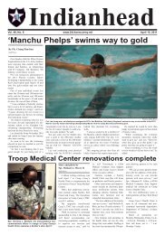 'Manchu Phelps' swims way to gold - 2nd Infantry Division - U.S. Army