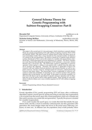 General Schema Theory for Genetic Programming with Subtree ...
