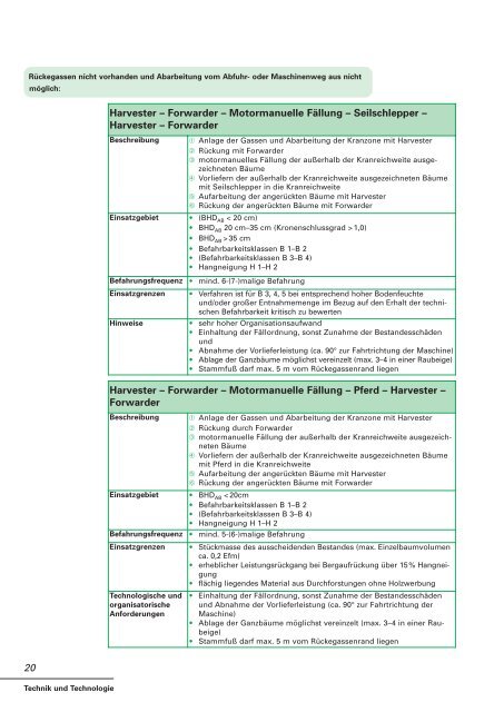 Holzerntetechnologien [Download,*.pdf, 3,23 MB] - Freistaat Sachsen