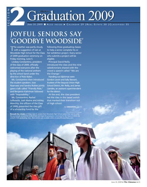 Joyful Seniors Say 'goodbye woodside' - Almanac News