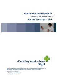 Qualitätsbericht Sögel 2010 End - Hümmling Krankenhaus Sögel