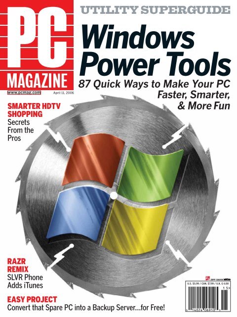 PC Magazine April 11 2006 - The Home of the Barries