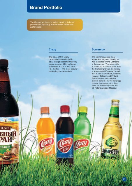 Annual Report 2010 - Baltika Breweries