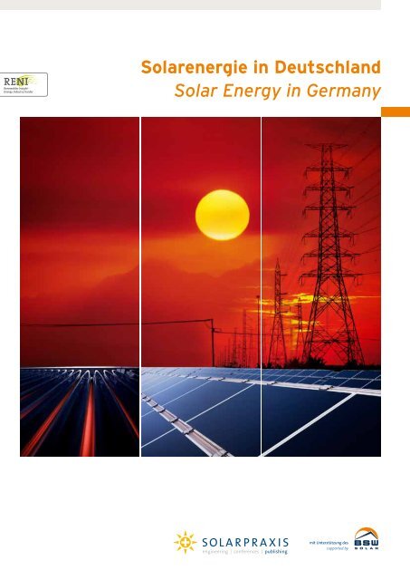 Solarenergie in Deutschland Solar Energy in Germany