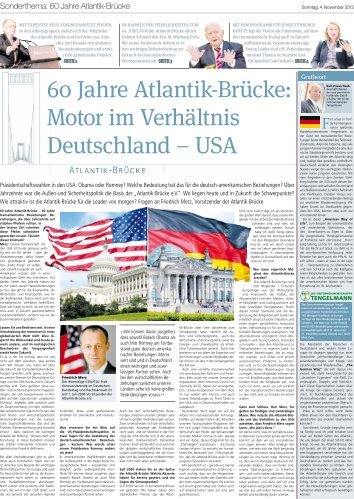 Sonderthema: 60 Jahre Atlantik-Brücke - Gafron Media Service