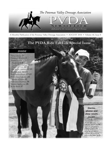 Stories, photos and show results inside! - Potomac Valley Dressage ...