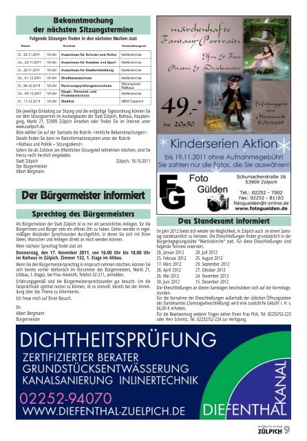 Amtsblatt1011.pdf - Stadt Zülpich