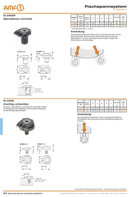 MECHANISCHE SPANNELEMENTE