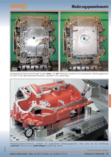 Hydraulische Spanntechnik - Schroers-Werkzeuge