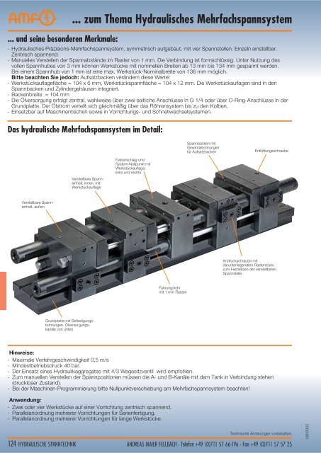 Hydraulische Spanntechnik - Schroers-Werkzeuge