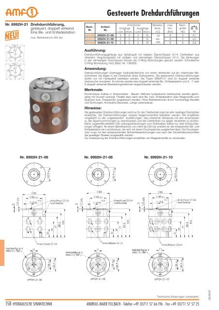 Hydraulische Spanntechnik - Schroers-Werkzeuge