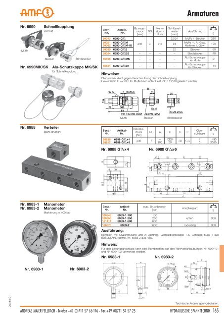 Hydraulische Spanntechnik - Schroers-Werkzeuge