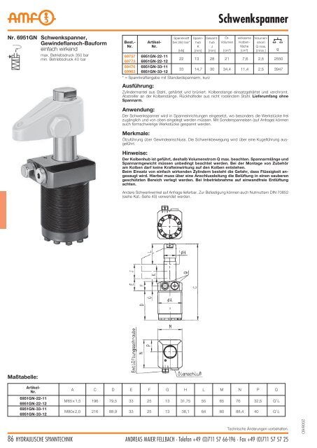 Hydraulische Spanntechnik - Schroers-Werkzeuge