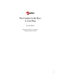 The Catcher In The Rye A Unit Plan Edoqs