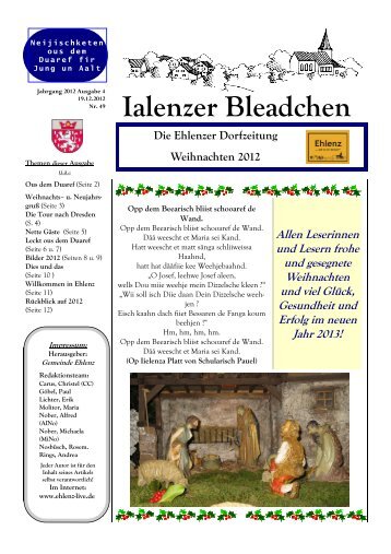 Download als pdf - Ehlenz.Live