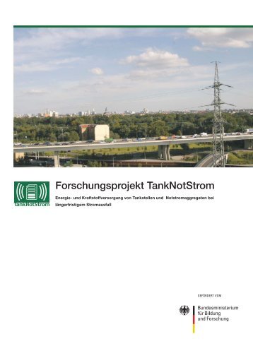 Forschungsprojekt TankNotStrom - Berliner Feuerwehr