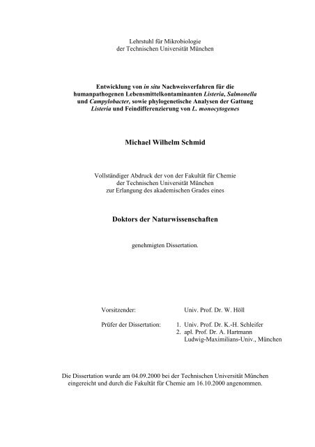 Lehrstuhl für Mikrobiologie - Helmholtz Zentrum München