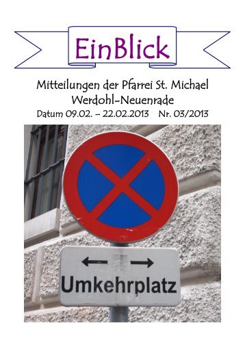 Willkommen_files/EinBlick 03 2013.pdf - st-michael-werdohl ...