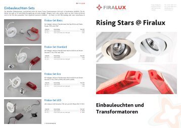 Flyer Rising Stars - Firalux