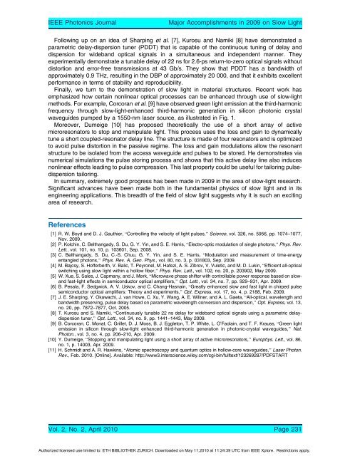 Breakthroughs Breakthroughs - ETH - Ultrafast Laser Physics