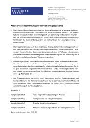 Wirtschaftsgeographie - Geographisches Institut der Universität ...