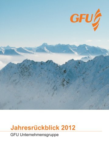 20121218 Jahresrückblick 2012 Internet - GFU - Gesellschaft für Unfall