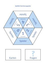 Unterrichtsmaterial Versicherungspoker - Verbraucherbildung