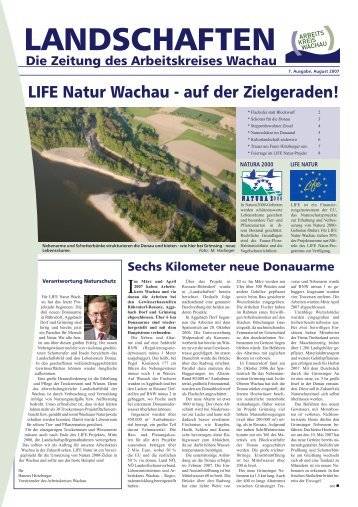 LIFE Natur Wachau - auf der Zielgeraden! - Europa