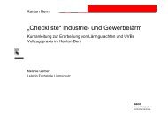 „Checkliste“ Industrie- und Gewerbelärm