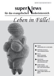 Leben in Fülle! - Evangelischen Kirche in Niederösterreich