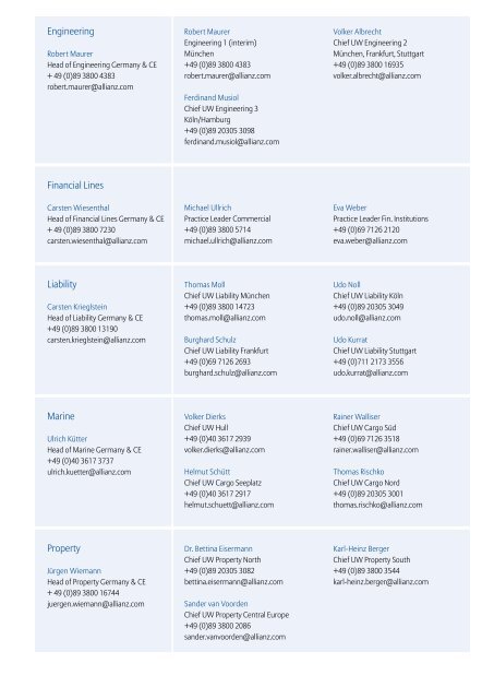 Key Facts Deutschland - Allianz Global Corporate & Specialty