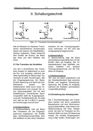II. Schaltungstechnik - Hans-Hellmuth Cuno