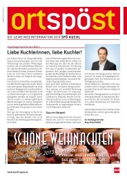 und viel Glück und Gesundheit für 2013 - SPÖ Kuchl