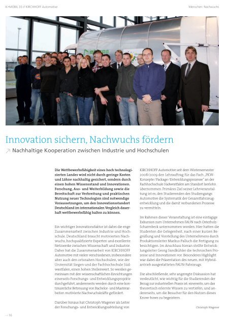 K>MOBIL 33 Ausgabe Juni 2009 (deutsch) - Kirchhoff Gruppe