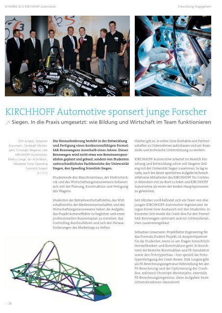 K>MOBIL 33 Ausgabe Juni 2009 (deutsch) - Kirchhoff Gruppe