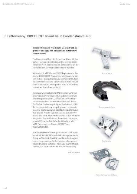 K>MOBIL 33 Ausgabe Juni 2009 (deutsch) - Kirchhoff Gruppe