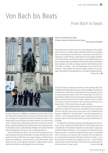 Wir in Sachsen 2012 - Wirtschaftsjournal